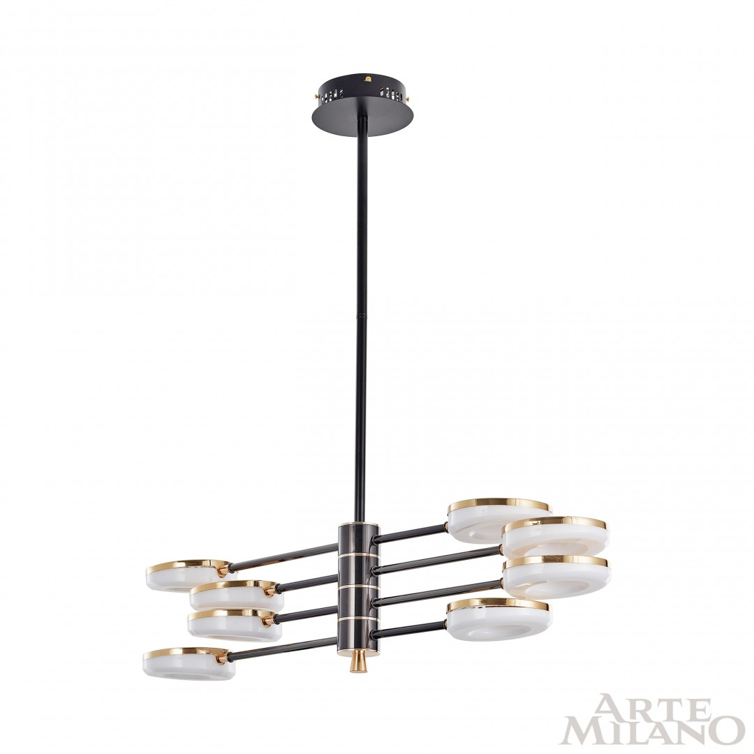 Люстра светодиодная 276699/8 BK/GD Arte Milano