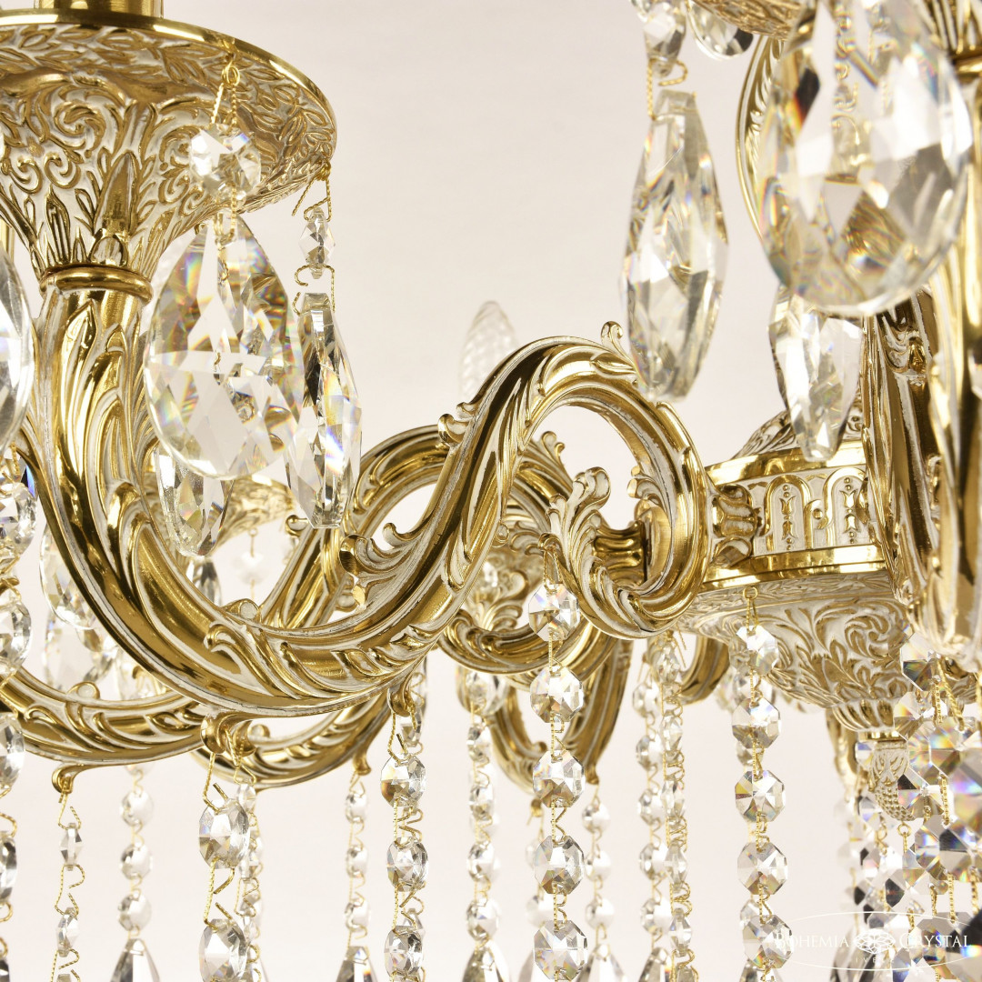 Люстра бронзовая с хрусталём 71401/10/210 A GW FA10S