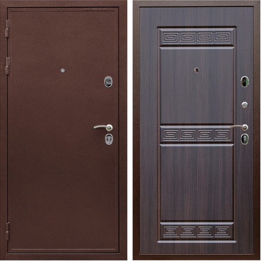 Дверь входная Graf Престиж 2 Антик медь / МДФ 10 мм ФЛ-242 Эковенге