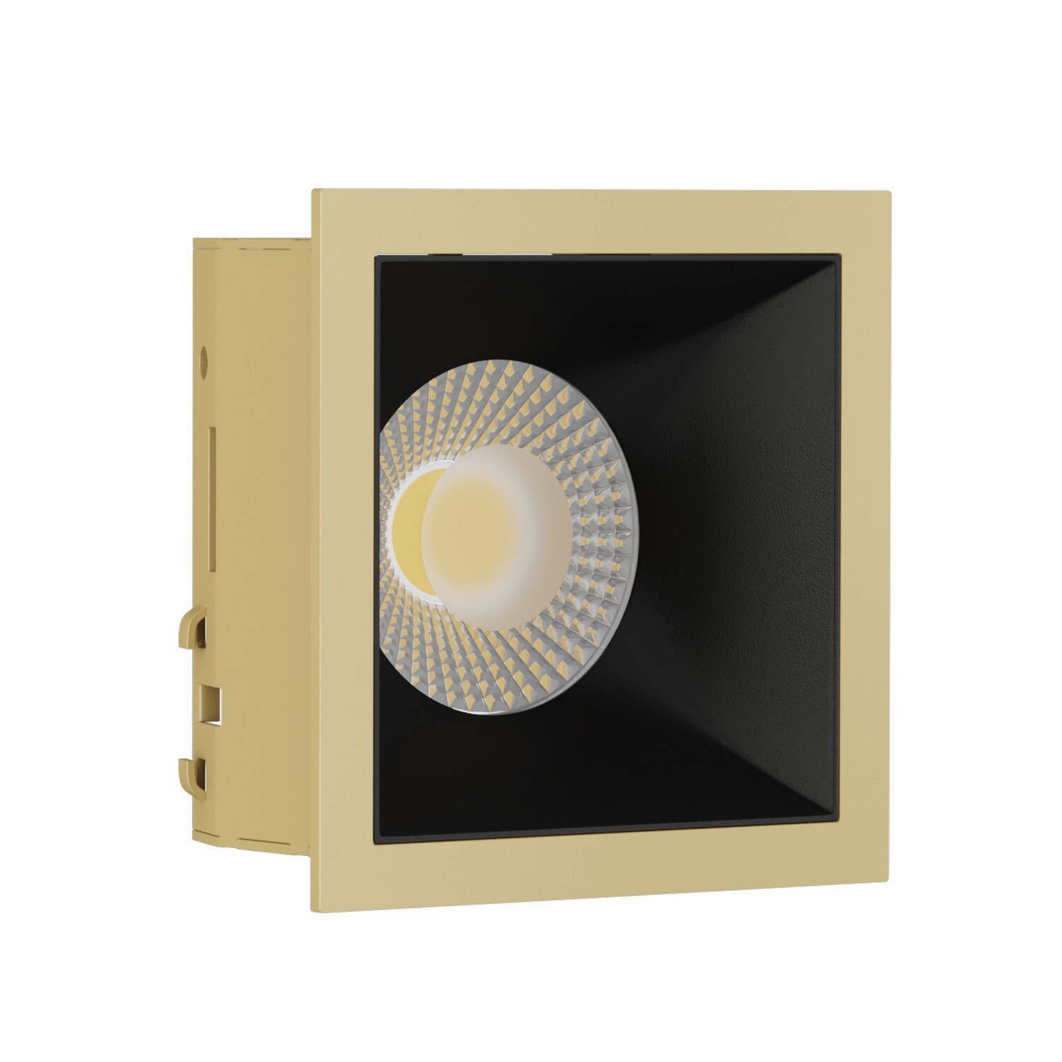 Встраиваемый светильник под сменную лампу Ledron RISE KIT1 Gold-Black