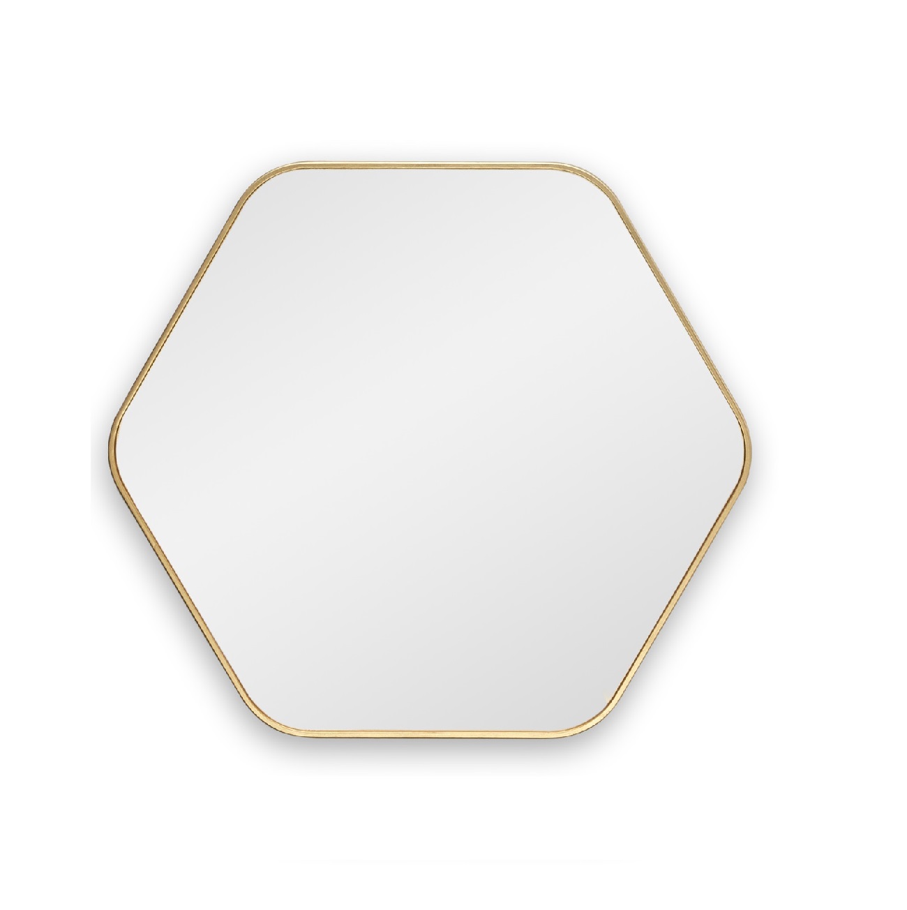 Hexagon S Gold Зеркало в тонкой раме Smal Art-Zerkalo SM154GL