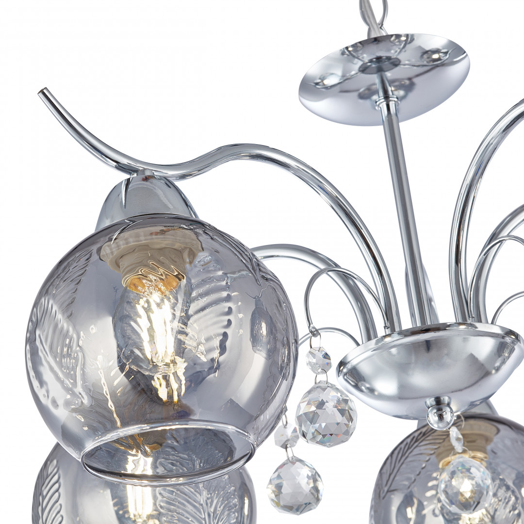 Люстра подвесная с плафонами 331556/5 CR Arte Milano