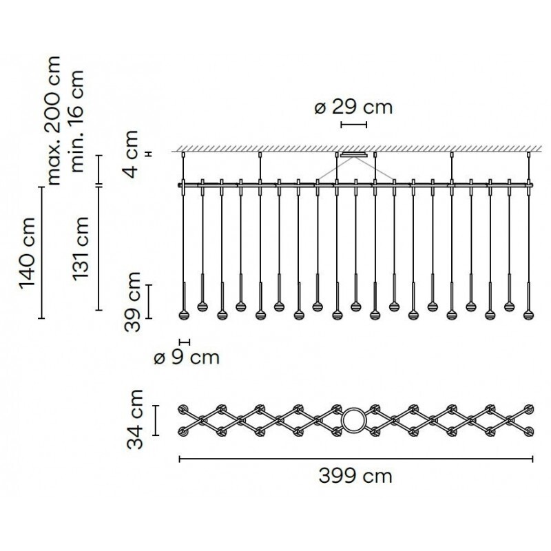 ПОДВЕСНОЙ СВЕТИЛЬНИК  VIBIA Algorithm 0850
