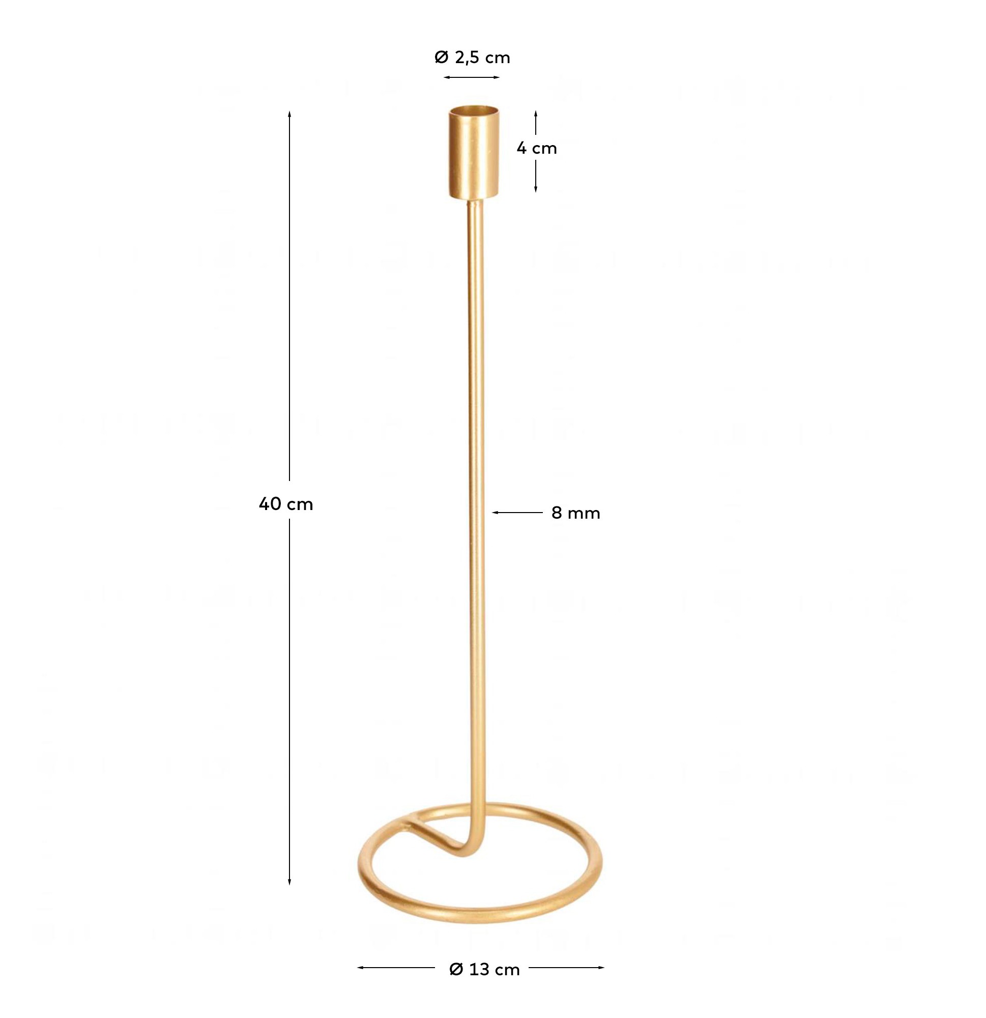 Подсвечник Babirye большой La Forma (ex Julia Grup)