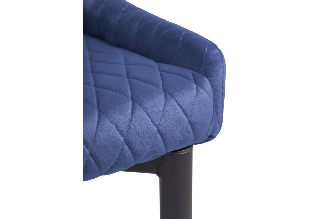 Стул Woodville Teo dark blue / black 15030