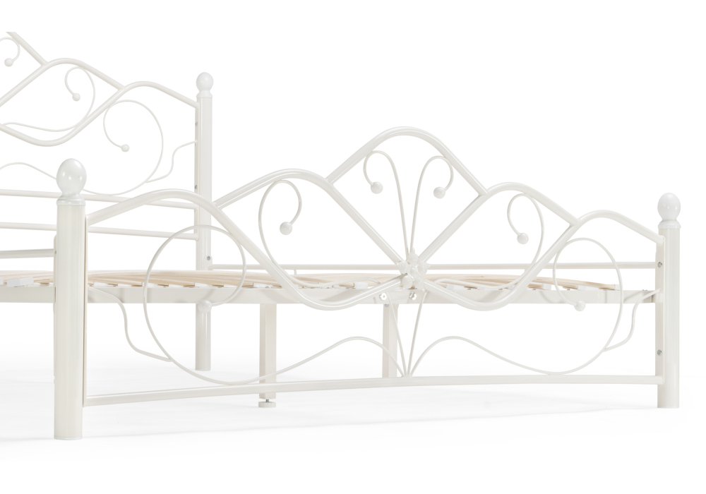 Кровать Woodville Виктори 2 160х200 белая 402993