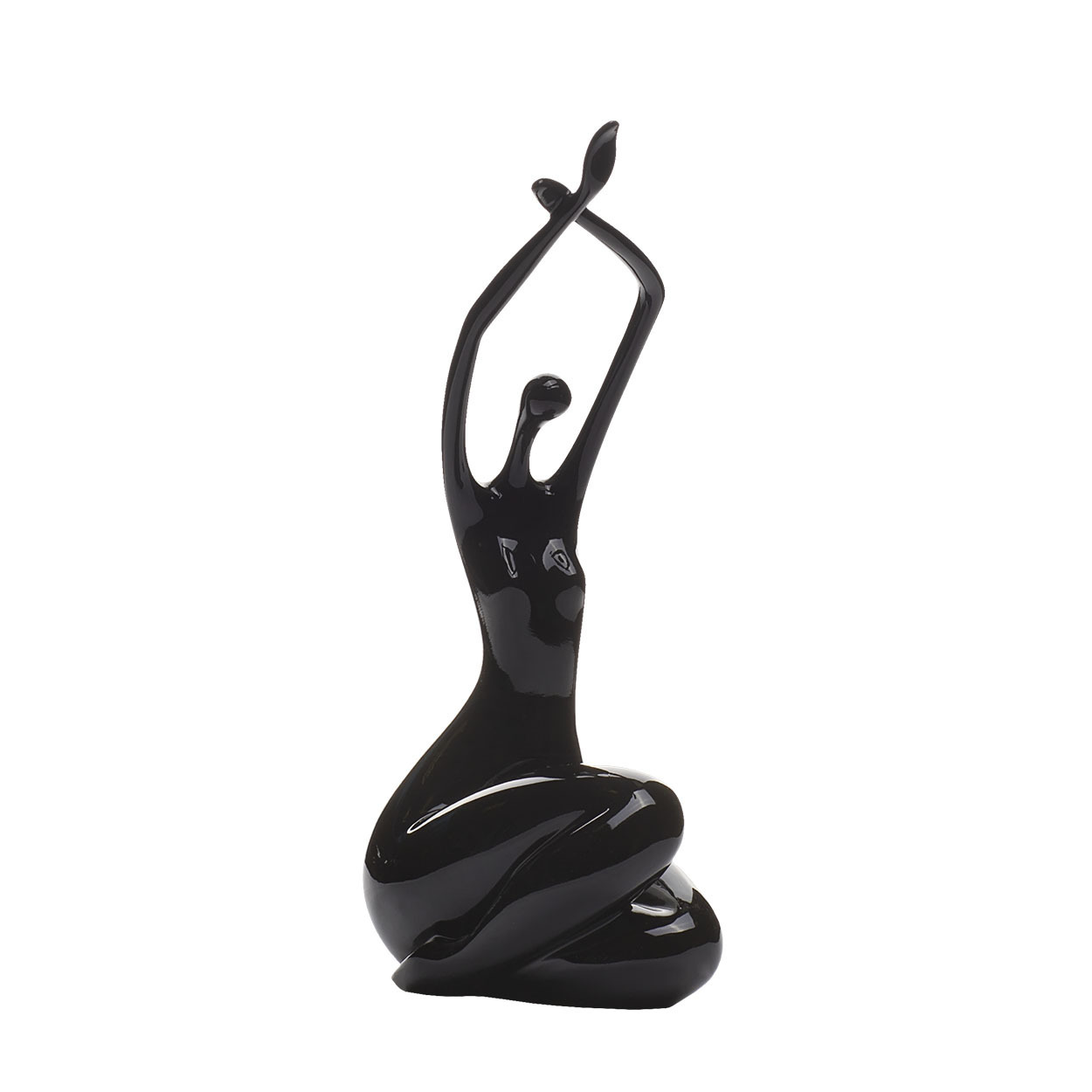 Статуэтка "Женщина" (черная) Garda Decor C5037черная