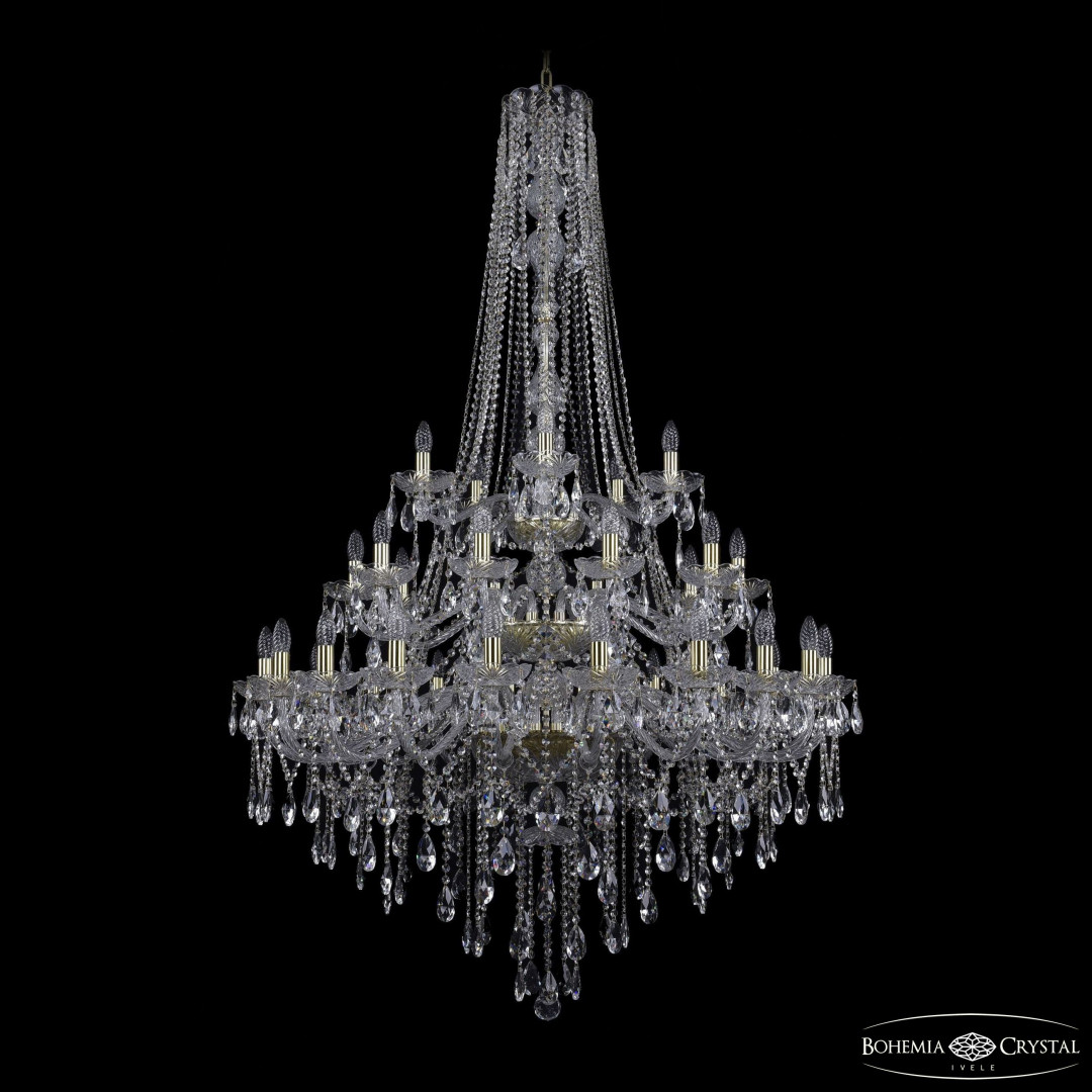 Люстра хрустальная 1415/20+10+5/400/h-182/3d G