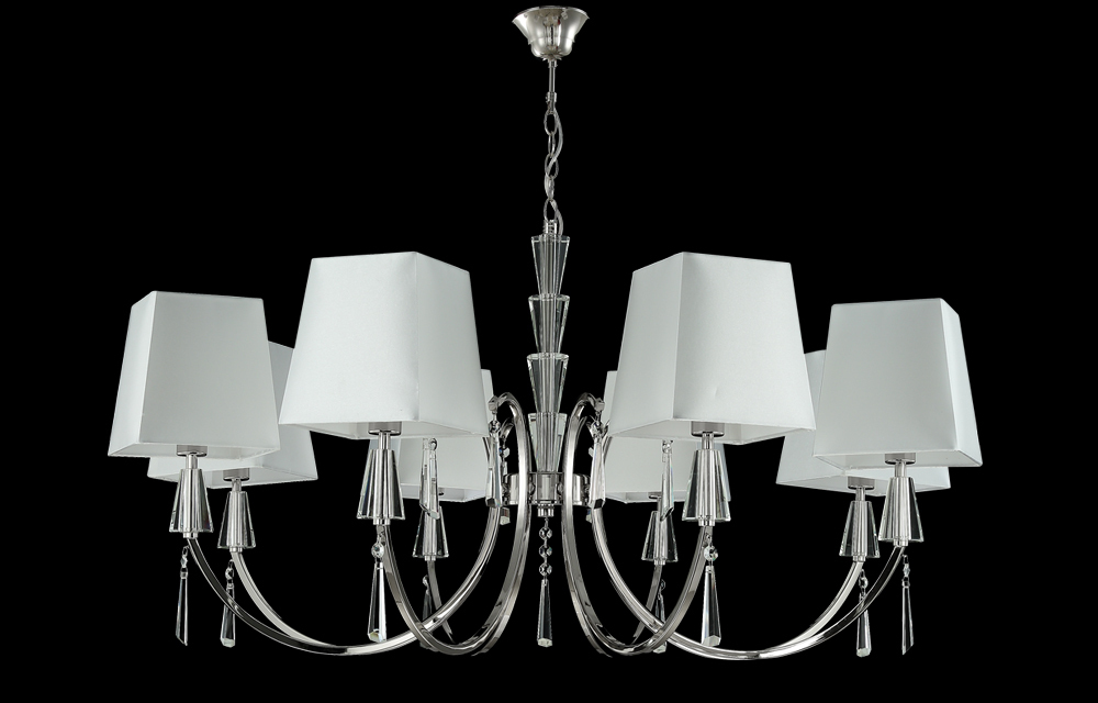 Люстра Crystal Lux MARSELA SP-PL8 NICKEL