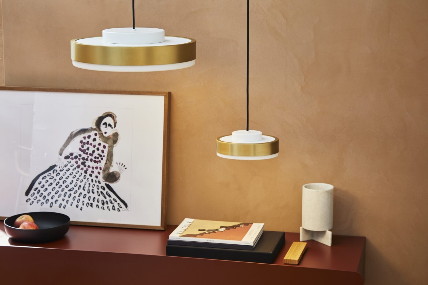 Подвесной светильник Contardi Discus SO L black//brass ACAM.004772