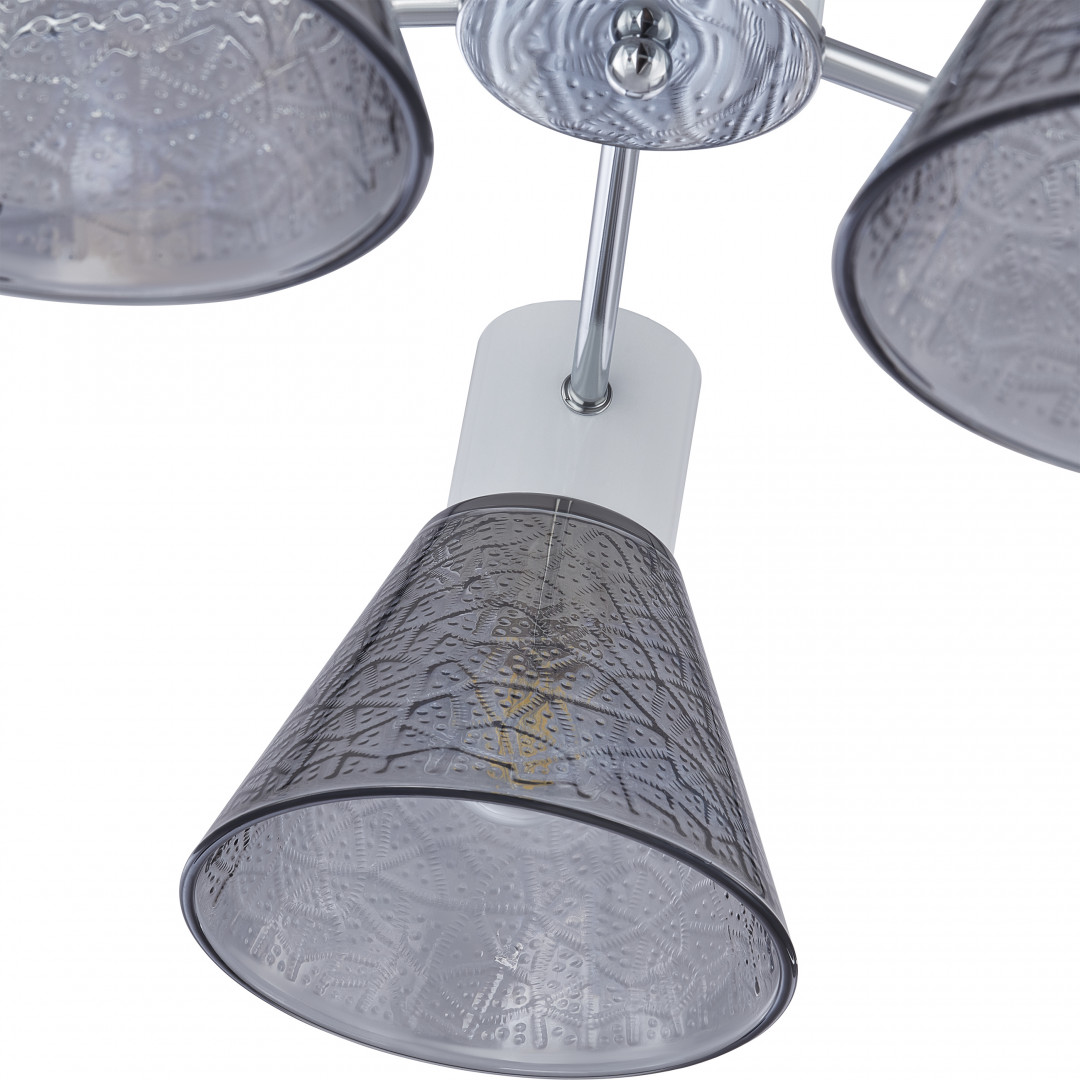 Люстра с плафонами 322408/5 CR+WH Arte Milano