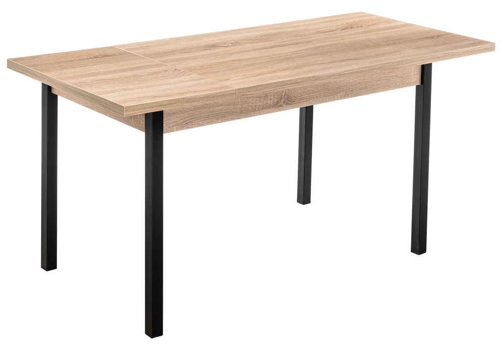 Стол деревянный Woodville Оригон сонома / черный матовый 368664