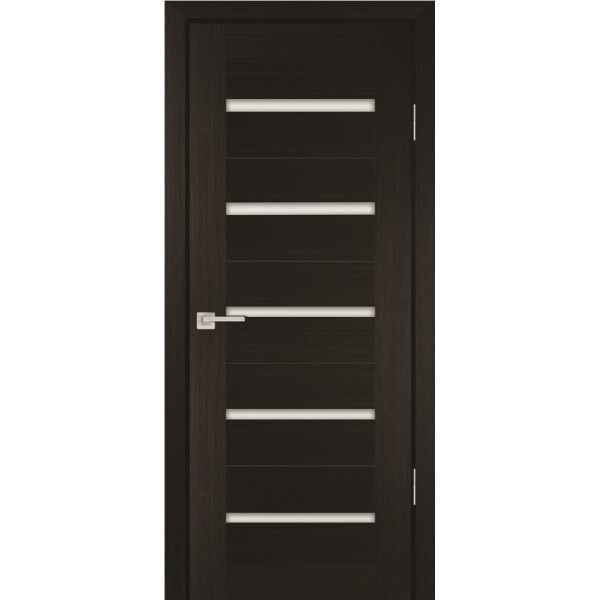 Межкомнатная дверь Graf PS-07 белый сатинат Мокко (2000 х 600)