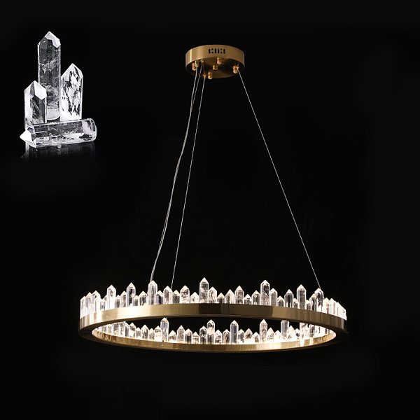 Подвесная люстра QUARTZ LUX C D80 by ImperiumLoft