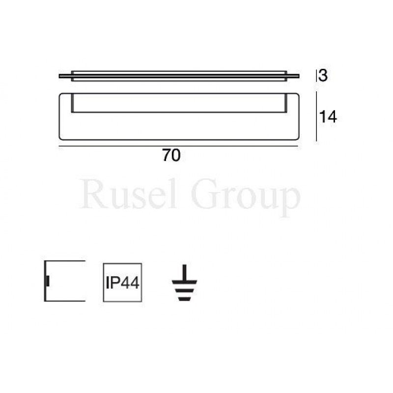 Настенный светильник Linea Light Skinny 7911