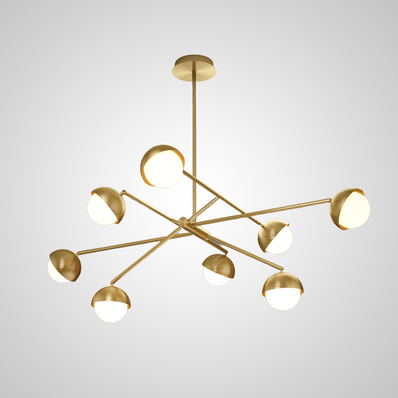 Потолочная люстра KENDALL L8 Gold by ImperiumLoft