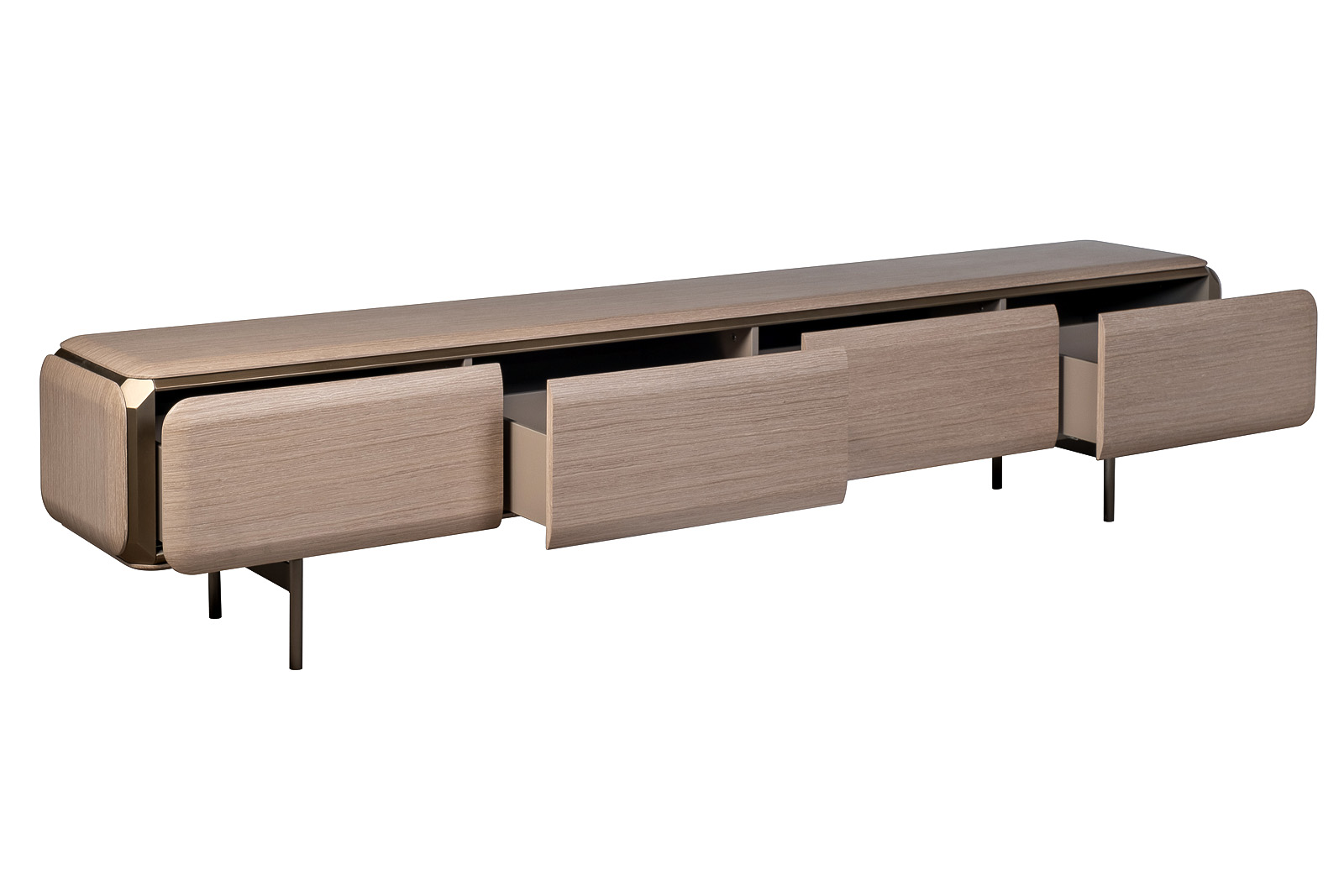 Тумба под телевизор с ящиками Garda Decor 58DB-23172