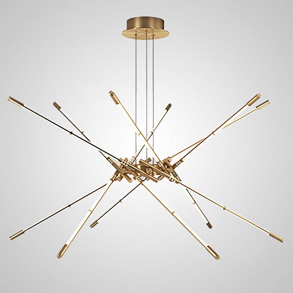 Подвесная люстра VALA L12 Brass by ImperiumLoft