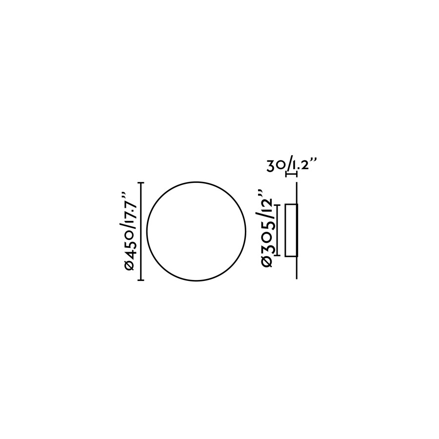Бра Board черное LED 12W 2700K Faro