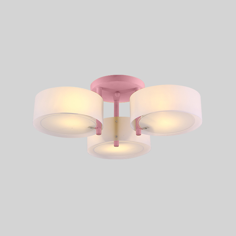 Потолочная люстра HEDDA D54 3 lamps Pink by ImperiumLoft