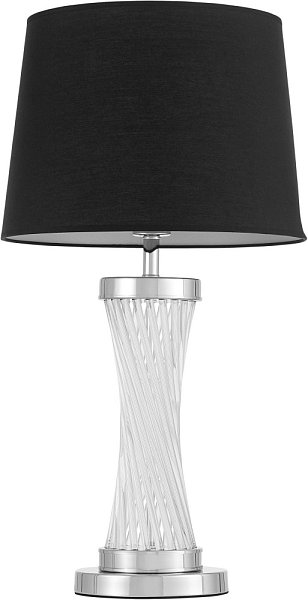 Интерьерная настольная лампа Lumina Deco LDT 302 CHR+BK