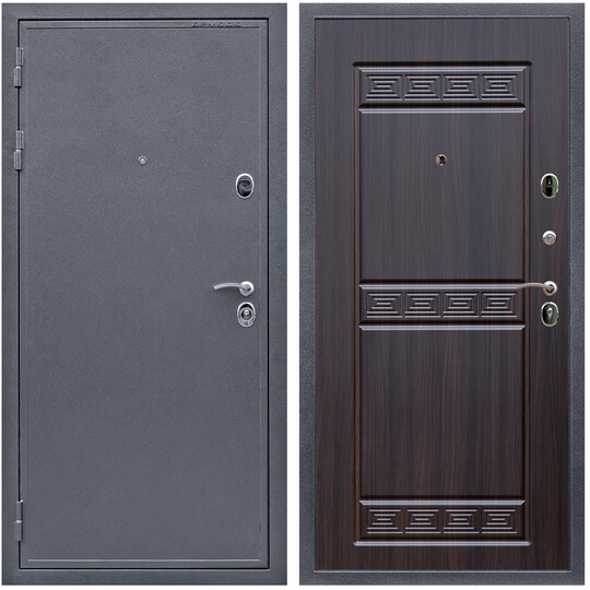 Дверь входная Graf Престиж Антик серебро / МДФ 10 мм ФЛ-242 Эковенге