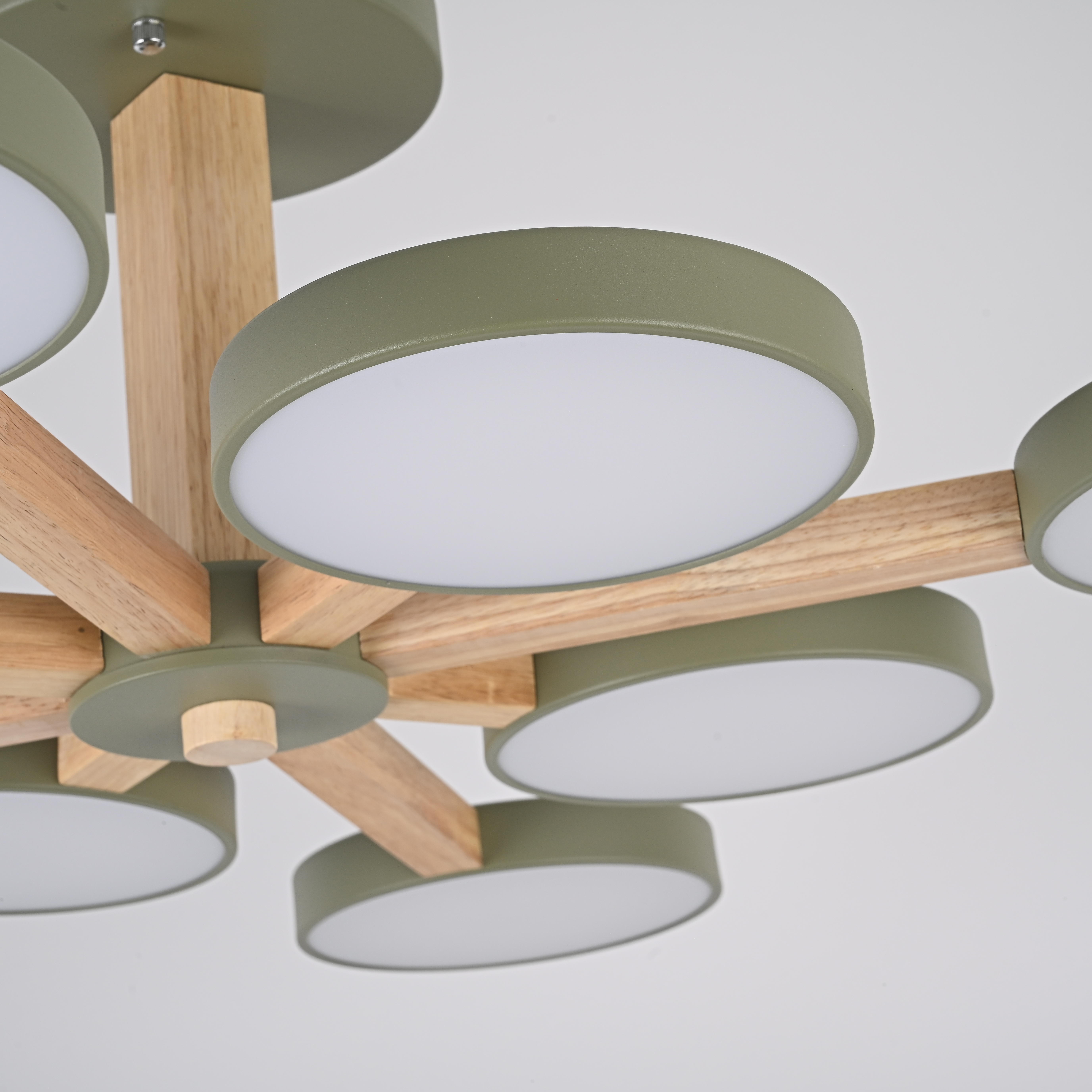 Потолочный светильник TURNA L8 Khaki by ImperiumLoft