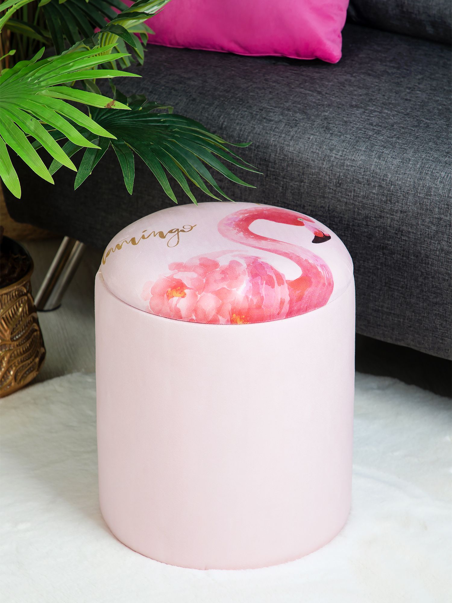 Пуф с крышкой Glasar 49-292M