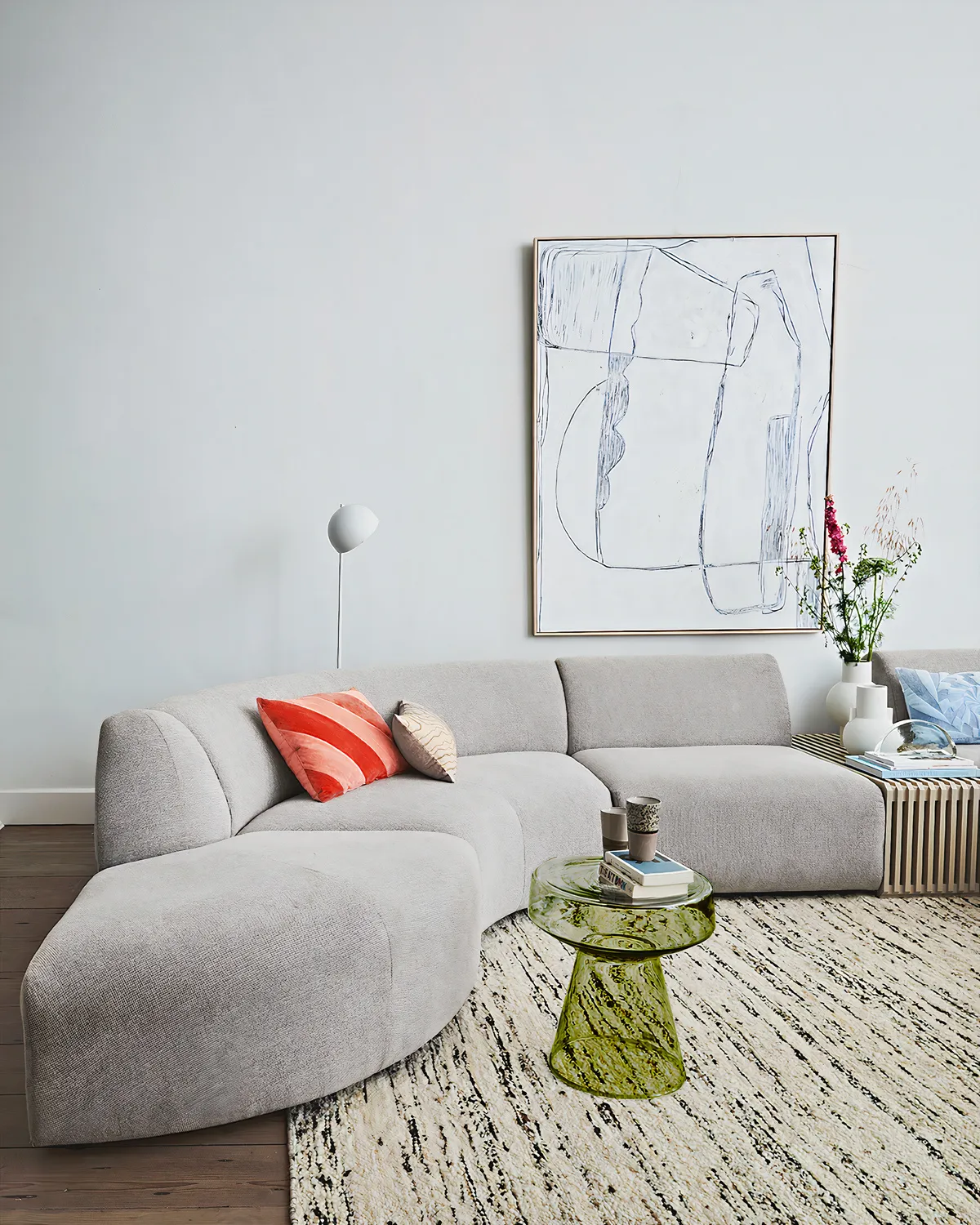 Оливковый приставной столик Флумс Louvre Home P3118XA