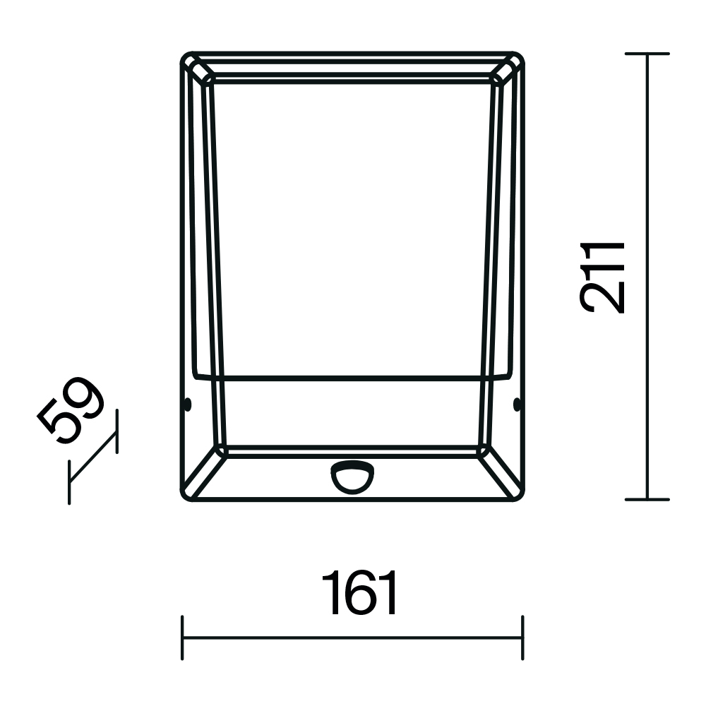 Настенный светильник (бра) Outdoor O448WL-L9GF3KSR