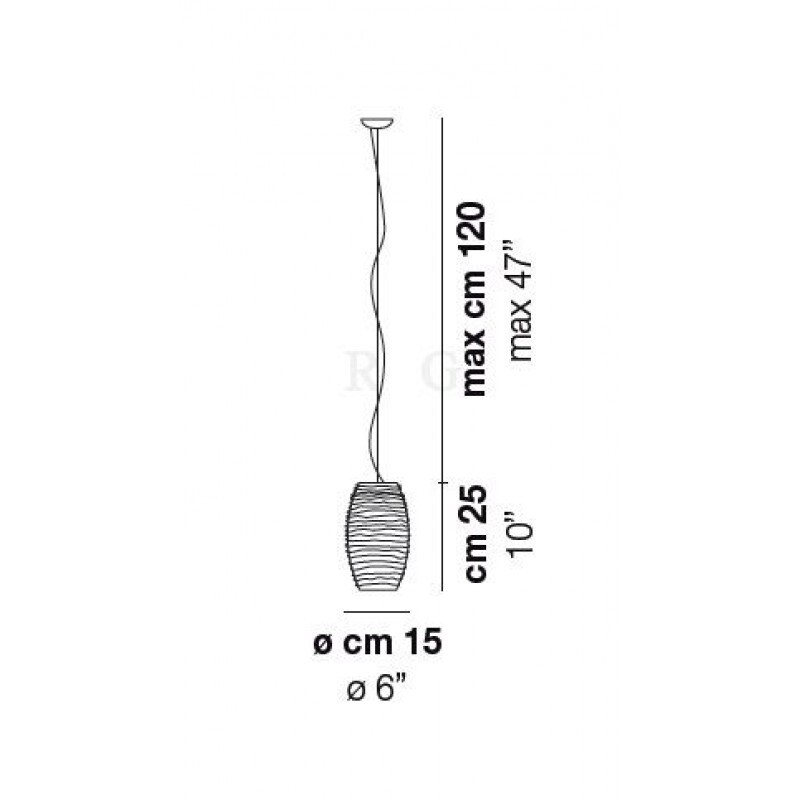Подвесной светильник Vistosi DAMASCO SP M