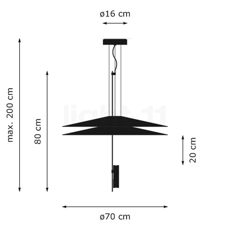 ПОДВЕСНОЙ СВЕТИЛЬНИК VIBIA Flamingo 1510
