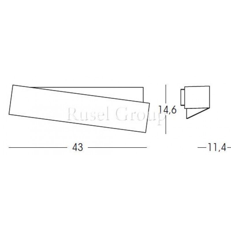 Настенный светильник Linea Light Zig Zag 6990