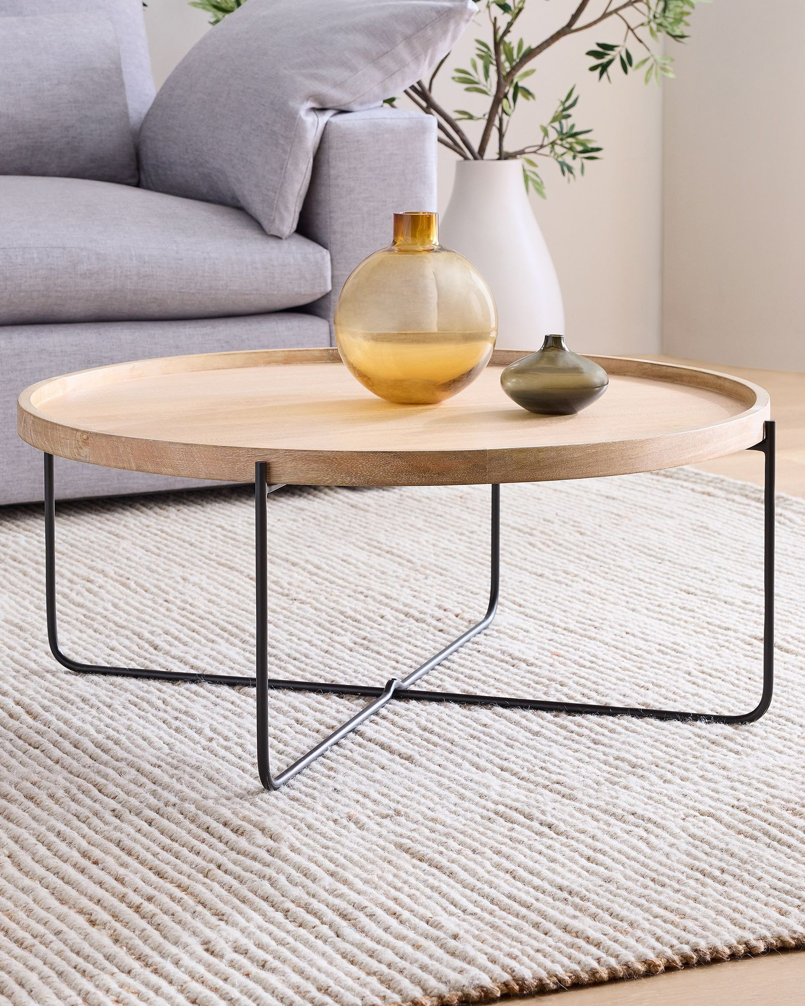 Круглый журнальный стол Рентон Louvre Home LHFCT051123SH