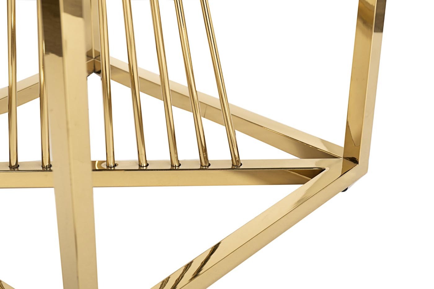 Столик журнальный высокий черное стекло/золото Garda Decor 13RXET8082L-GOLD