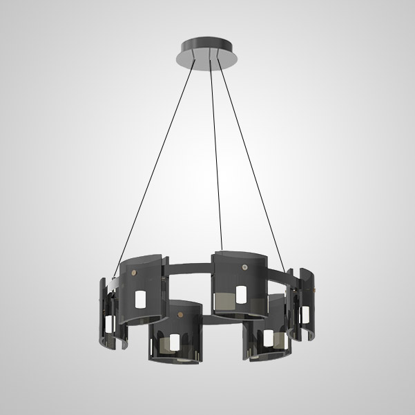 Подвесная люстра JANICE D60 Black Grey by ImperiumLoft