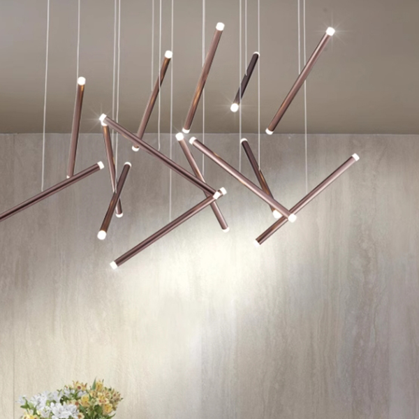 Люстра Dutti D0068 LED Chandelier Modern 14 Copper by ImperiumLoft