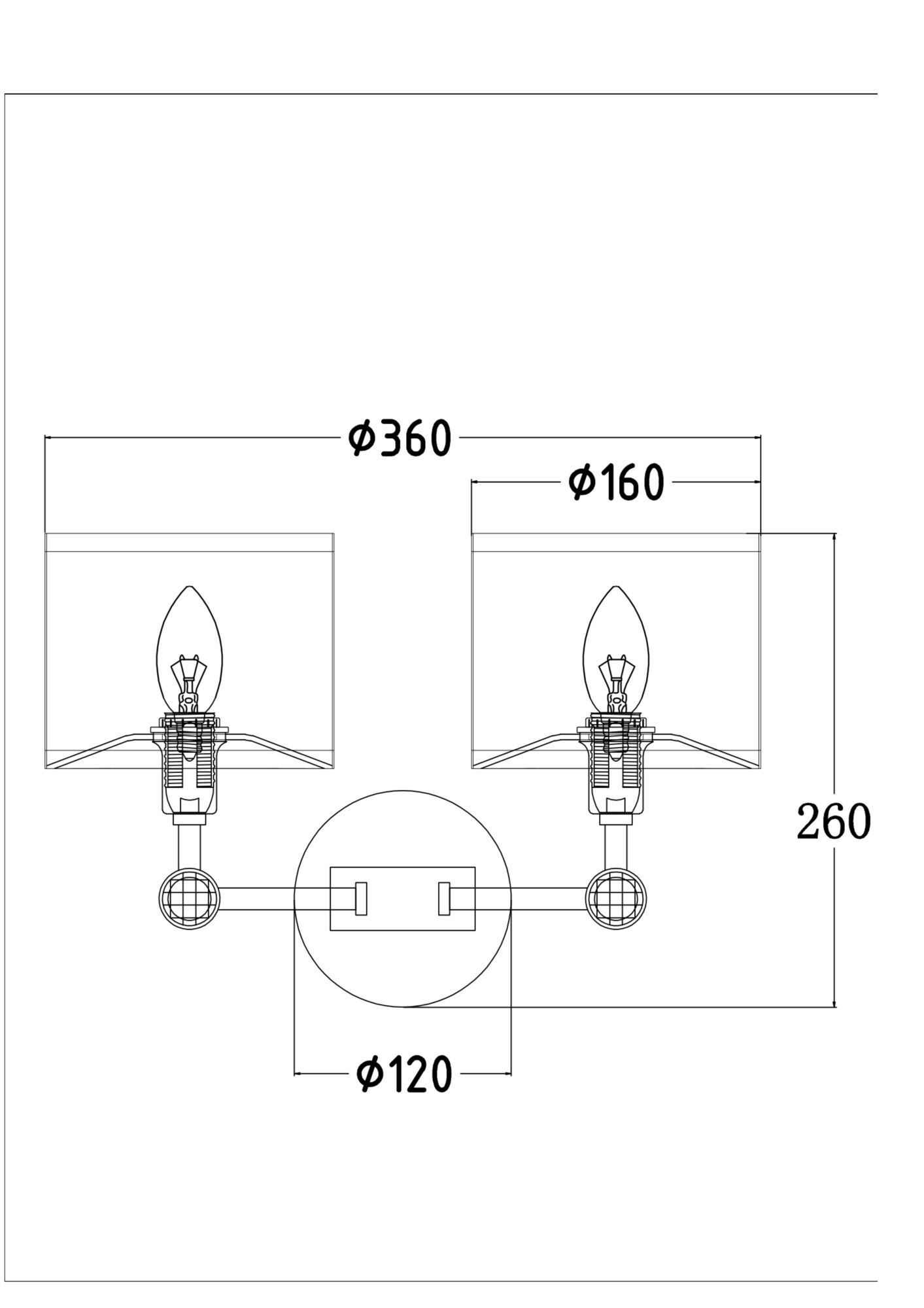 Бра Maytoni MOD088WL-02BS