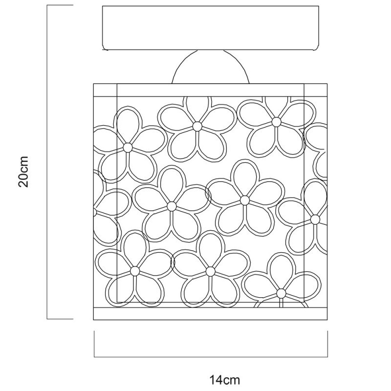 Накладной светильник Arte Lamp A8349PL-1WH