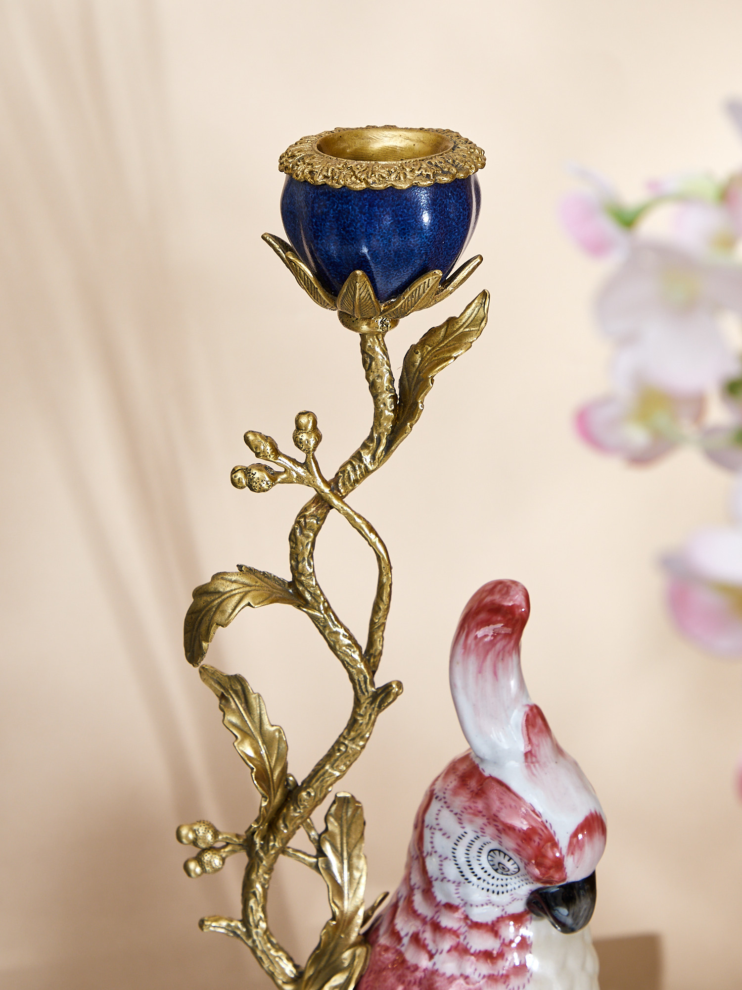 Подсвечник Попугай Glasar F807FAC