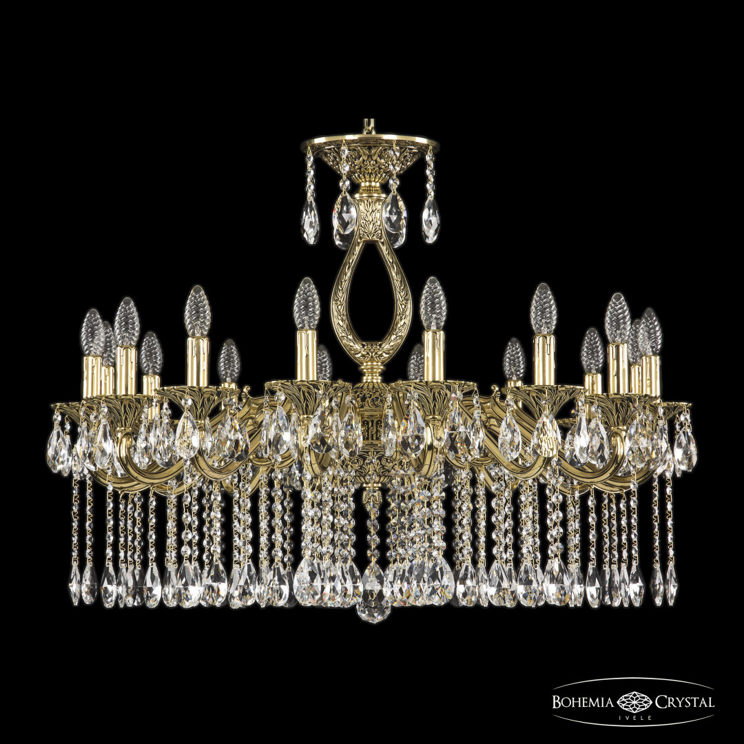 Люстра бронзовая с хрусталём 72302/16/300 A GB