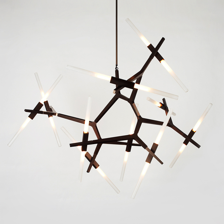Подвесная люстра ANDES 20 Черный by ImperiumLoft