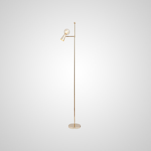 Торшер ABELINA FL Brass Amber by ImperiumLoft