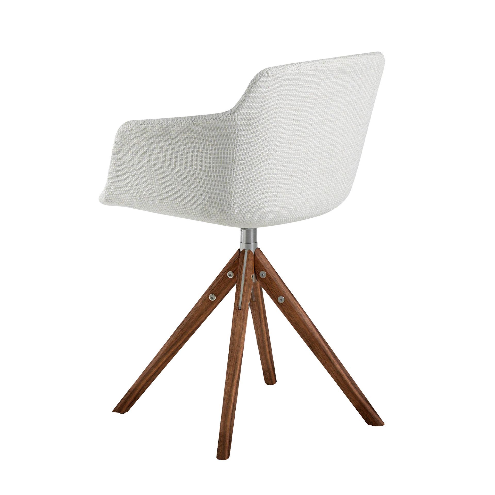 Поворотное офисное кресло DC S084A /4059 орех Angel Cerda