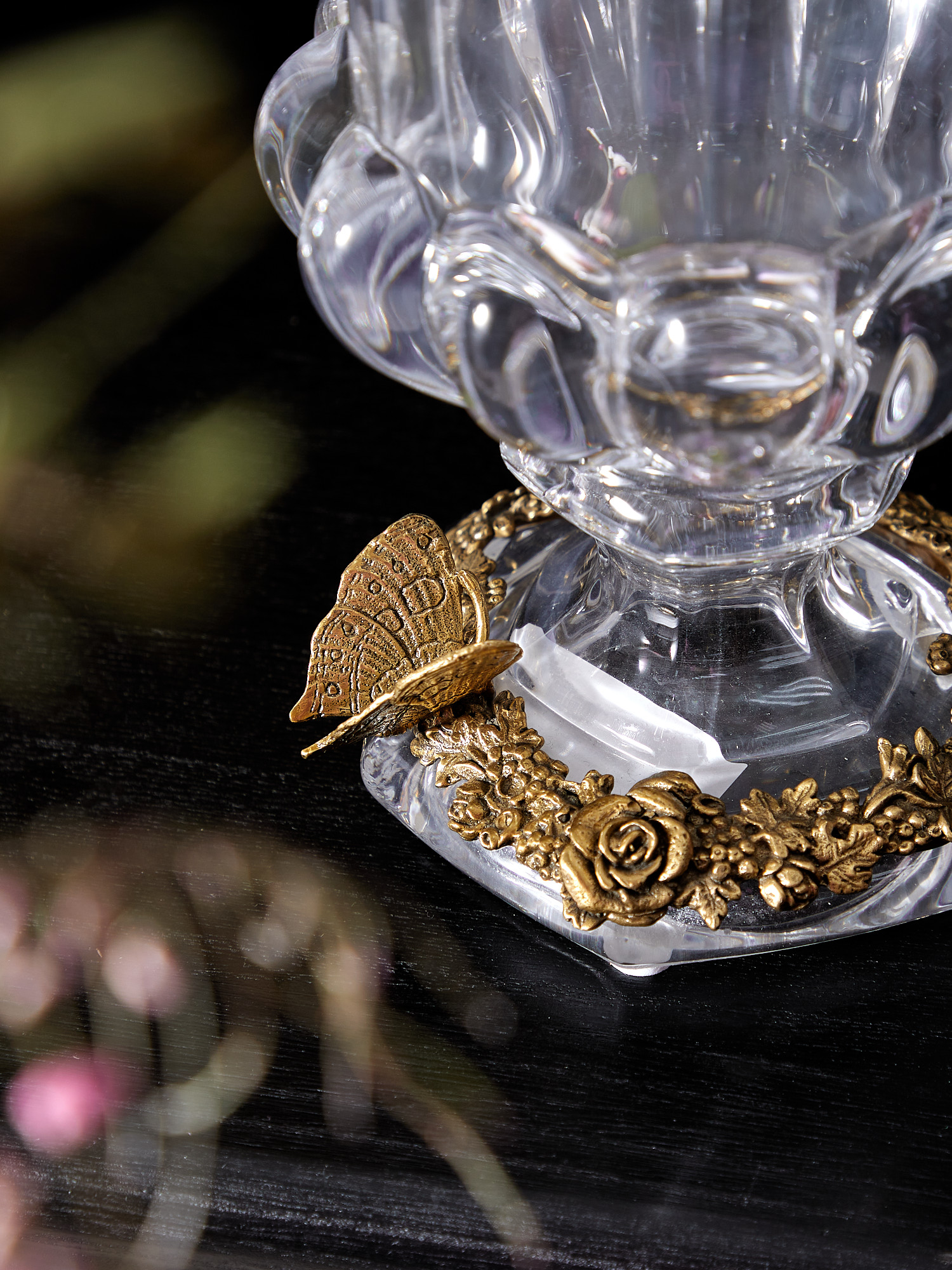 Ваза со стрекозами Glasar HGL317M/GLASS