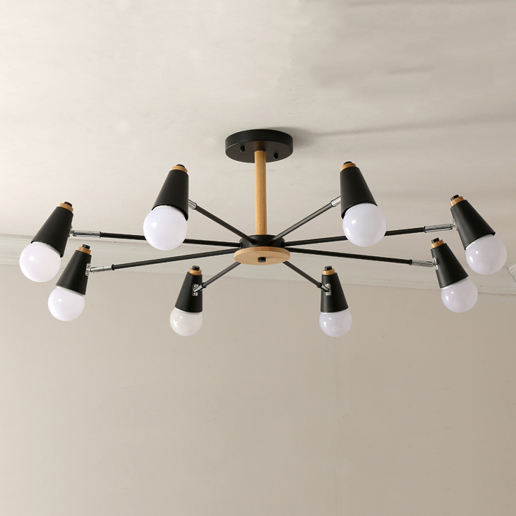 Потолочная люстра ROTARY L6 White by ImperiumLoft