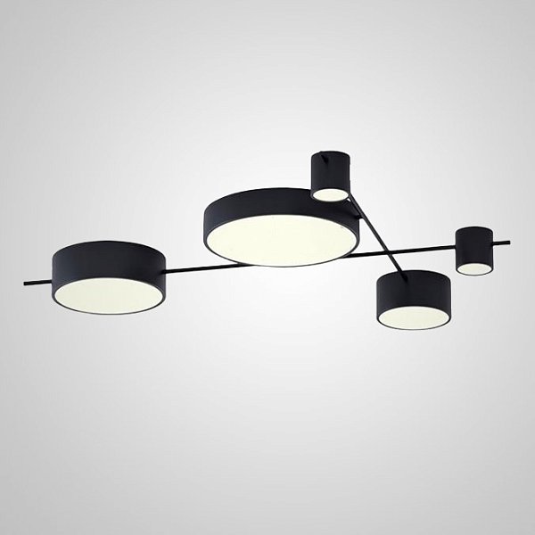 Потолочная люстра CHUTE С Black by ImperiumLoft