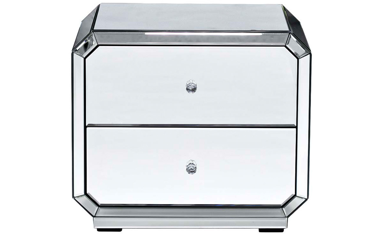 Тумбочка прикроватная зеркальная Garda Decor KFC939