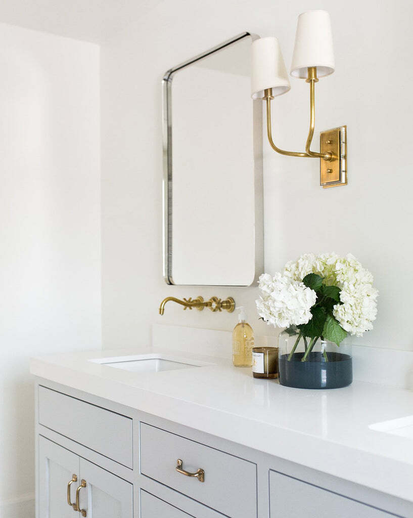 Зеркало в хромированной раме Фултон Louvre Home LHMF112PS