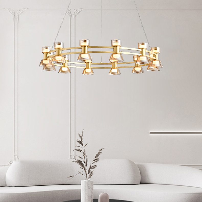 Подвесная люстра BLASIUS D83 Brass by ImperiumLoft
